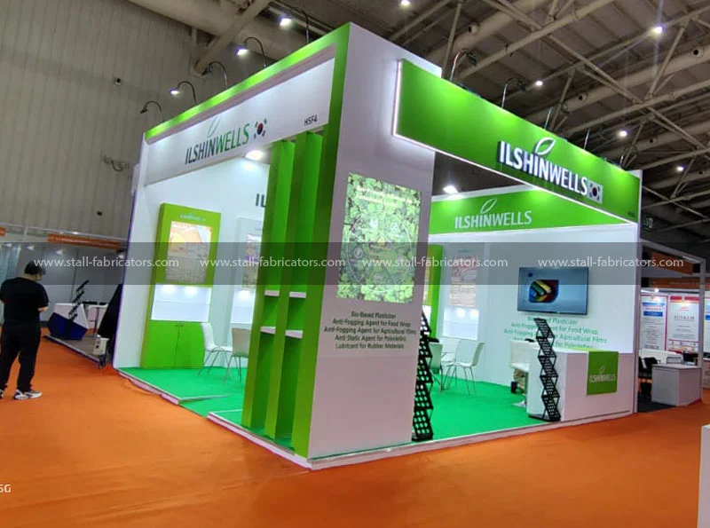 Exhibition stall for Ilshinwells at Plastasia
