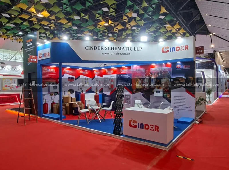 Exhibition Stall for Cinder Schematic LLP