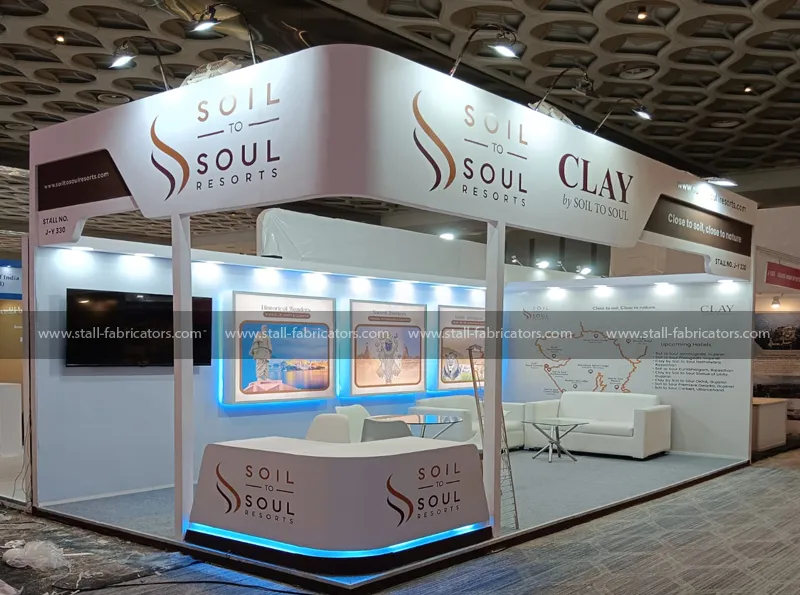 Exhibition stall for Soil To Soul Resorts at OTM