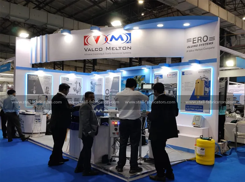Exhibition stall for Valco Melton at Pamex